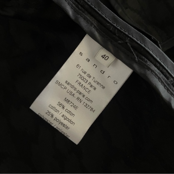 Sandro Paris Leopard Animal Print Jacket/coat Size 40 USA L - Picture 11 of 13